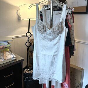 Sexy White Fox White Dress